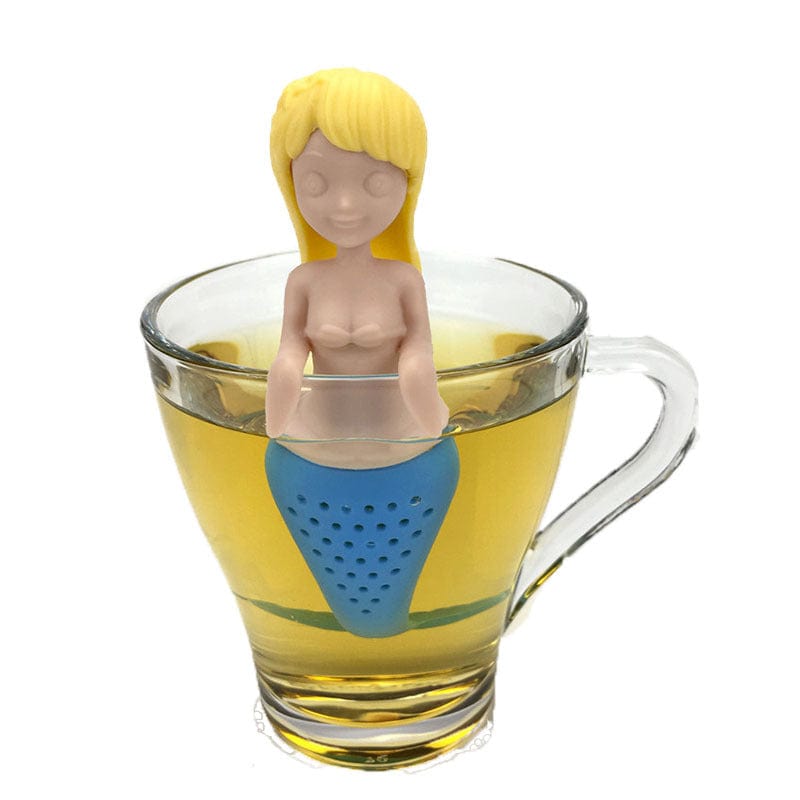 Gadget Gerbil Blonde Mermaid silicone tea maker