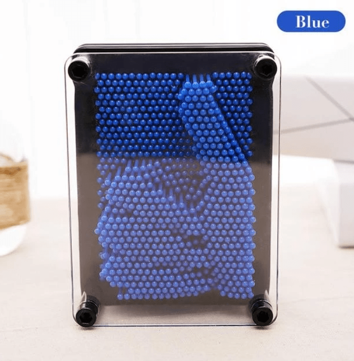 Gadget Gerbil Blue / 15X20CM Pin Point Impression 3D Sculpture Frame