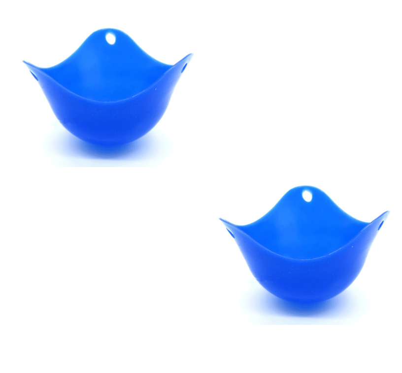 Gadget Gerbil Blue / 2 pack Silicone Egg Poacher Cups