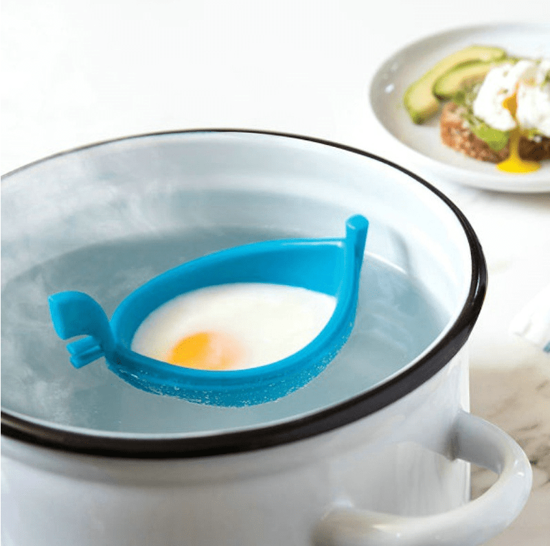 Gadget Gerbil Blue 2pcs Water wave egg boat creative cute egg cooker mould