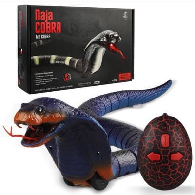 Gadget Gerbil Blue Cobra Remote Control Snake Toy