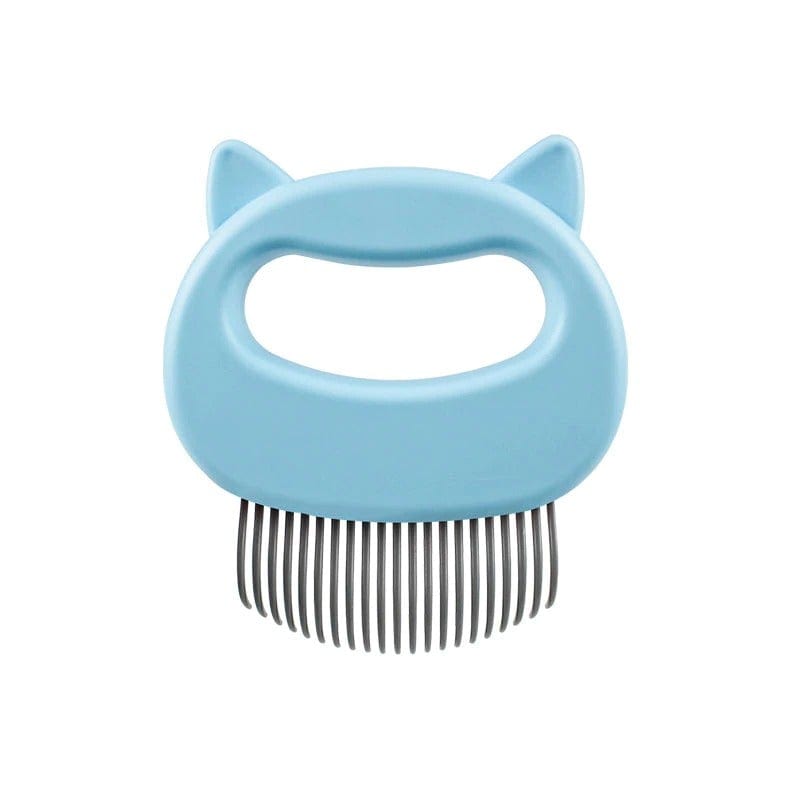 Gadget Gerbil Blue Dog Cat Massage Shell Comb