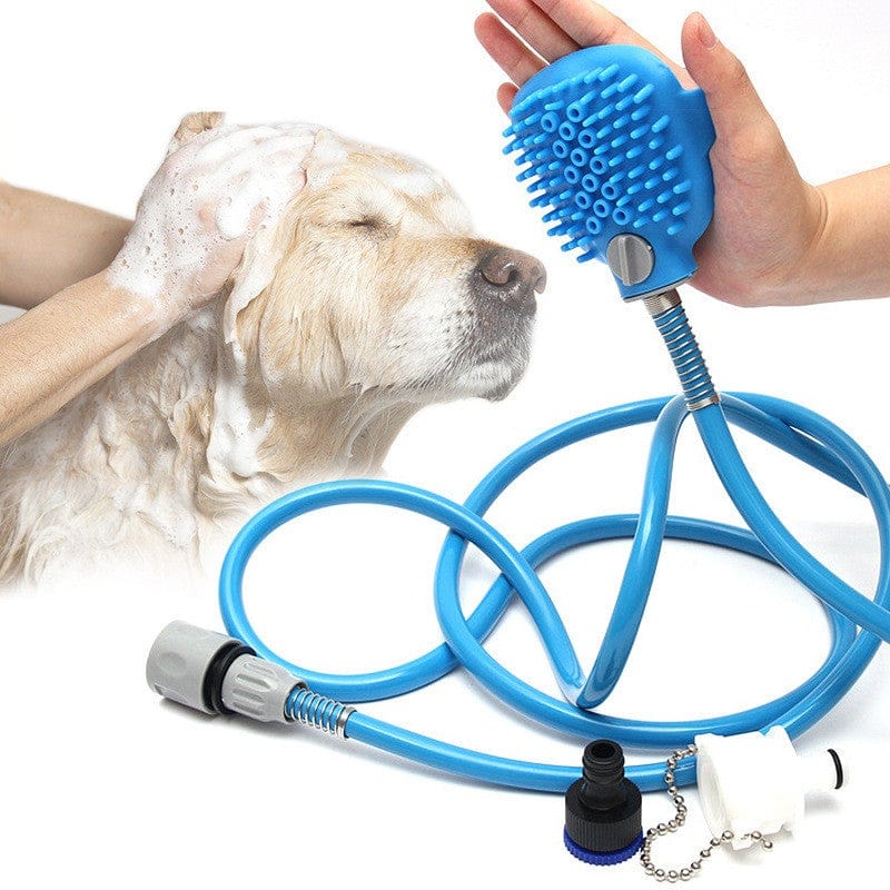 Gadget Gerbil Blue Dog Grooming Bathing Tool