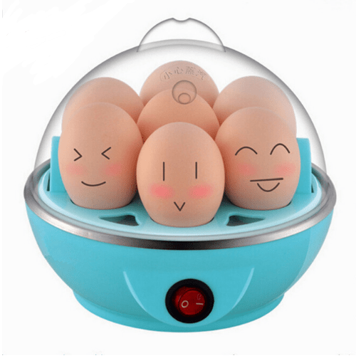 Gadget Gerbil Blue Egg steamed egg intelligent multifunctional egg cooker Automatic power off anti-dry egg burning machine