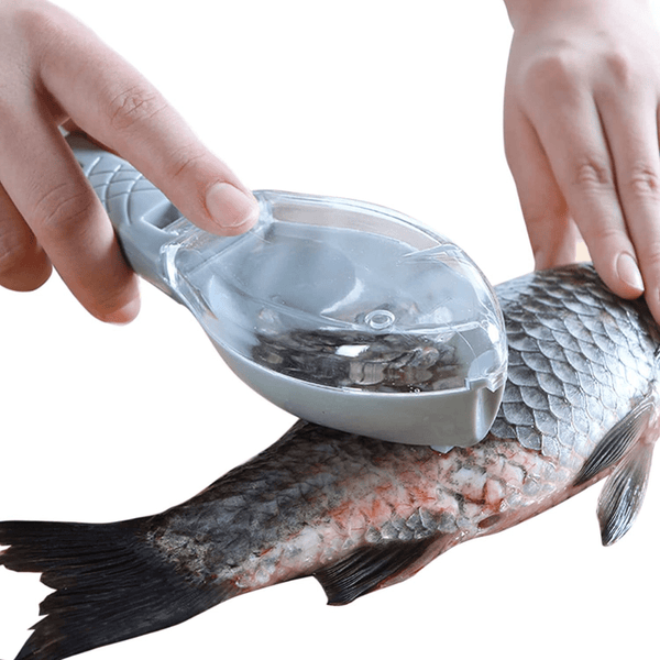 Gadget Gerbil Blue Fish Shaped Fish Scale Remover