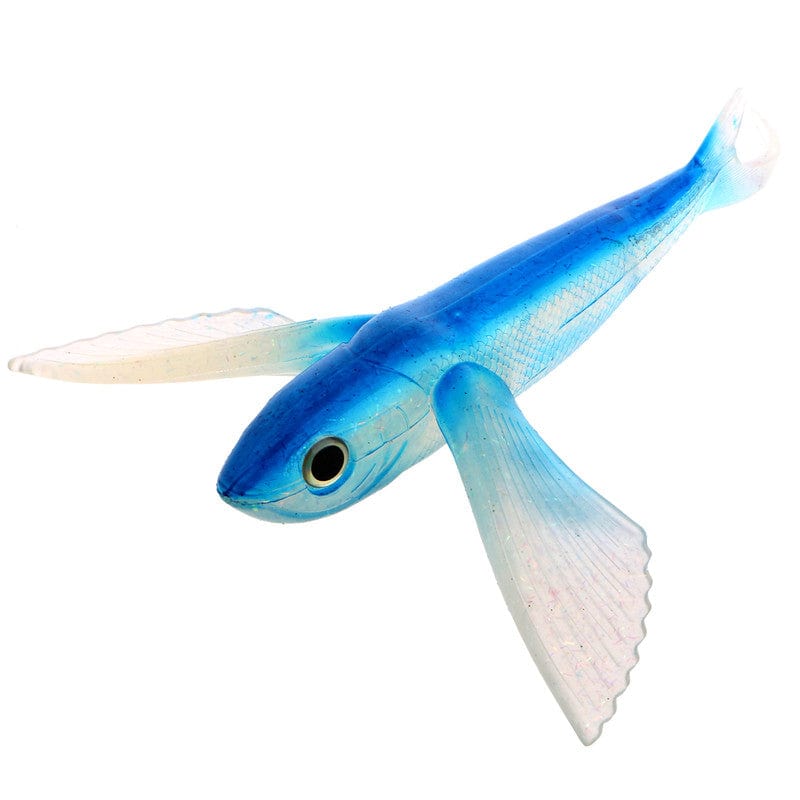 Gadget Gerbil Blue Flying Fish Shaped Fishing Lure
