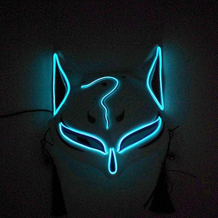 Gadget Gerbil Blue Fox LED Mask