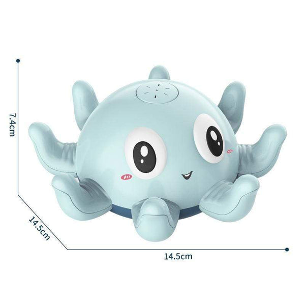 Gadget Gerbil Blue LED Automatic Spray Octopus Toy