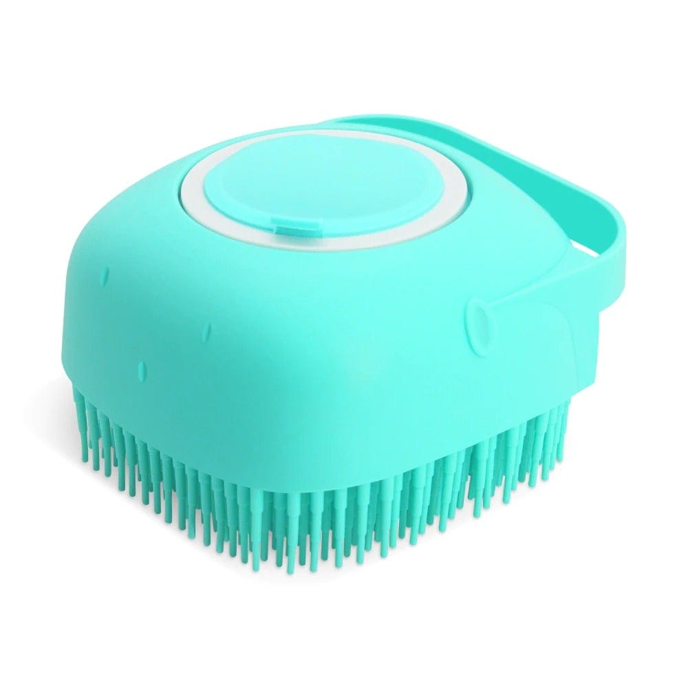 Gadget Gerbil Blue Pet Shampoo Massage Brush