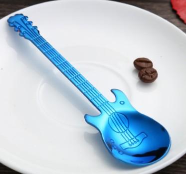 Gadget Gerbil blue Stainless Steel Guitar Spoons