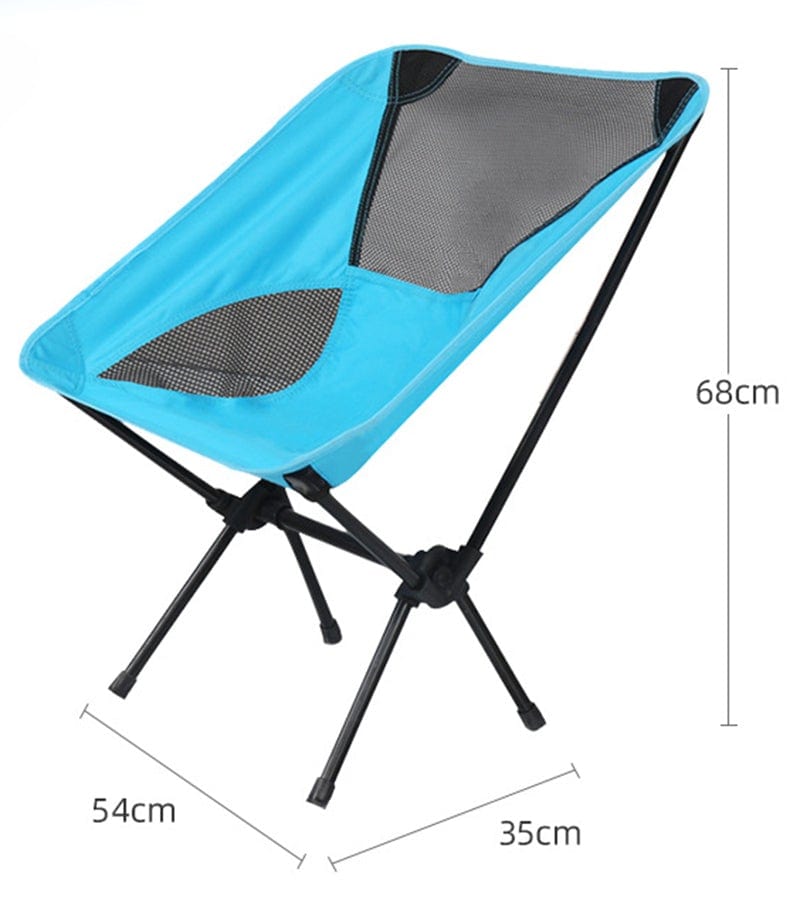Gadget Gerbil Blue Ultralight Portable Folding Chair