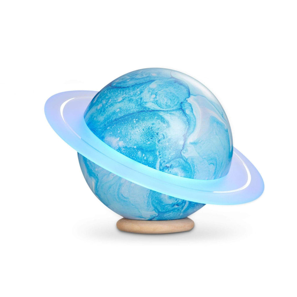 Gadget Gerbil Blue / USB Music Planet Bluetooth Audio Gift Atmosphere Light Luminous Luminous Earth Portable Outdoor Speaker