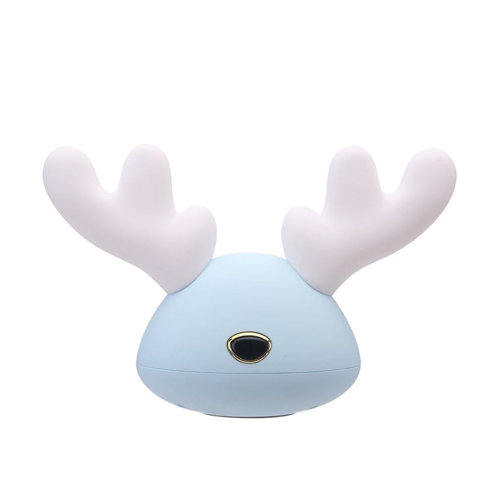 Gadget Gerbil Blue / USB USB LED Night Light Deer Little antler Cartoon Deer Night LightsChanging Night Light Lamp