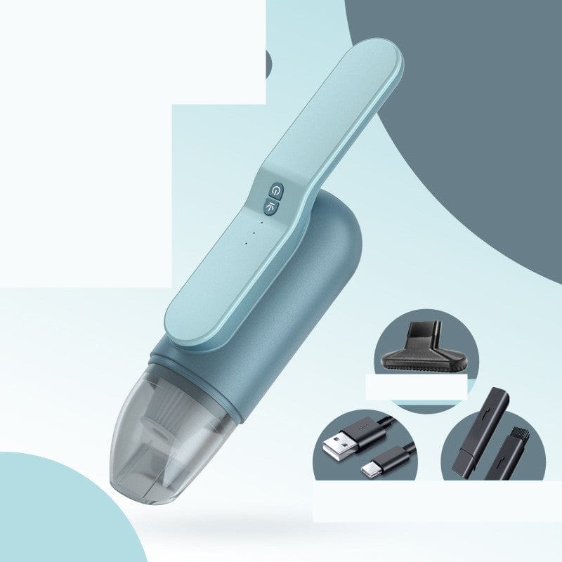 Gadget Gerbil Blue / USB Vacuum Cleaner Wireless Charging Handheld Car For Family Pets