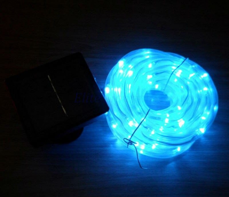 Gadget Gerbil Blue12M Solar tube lamp string LED copper wire
