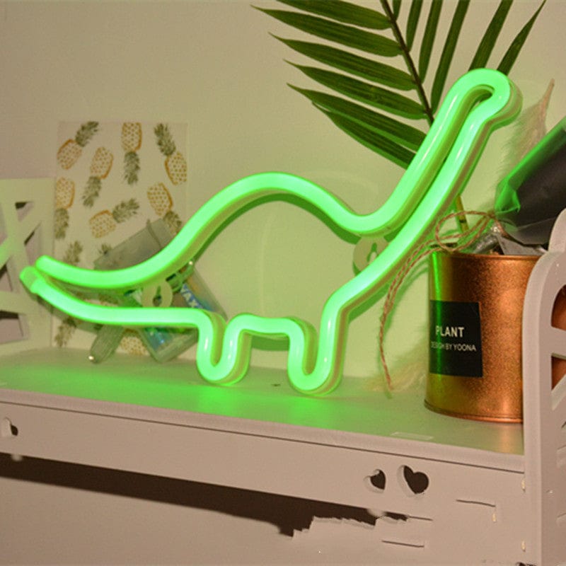 Gadget Gerbil Brontosaurus Neon Sign