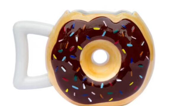 Gadget Gerbil brown Ceramic Donut Mug