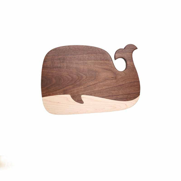 Gadget Gerbil Brown / M Wooden Whale Shaped Cutting Board