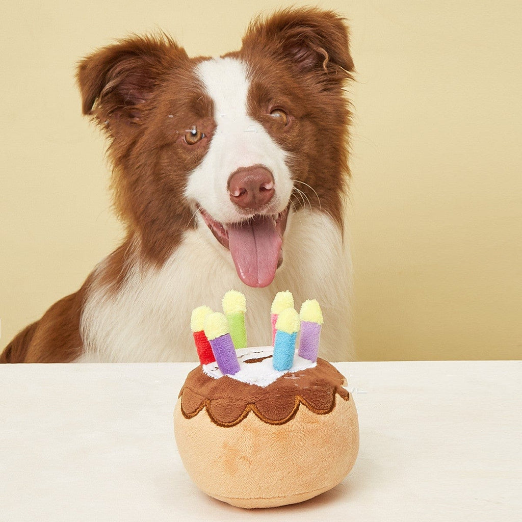 Gadget Gerbil Brown New Product Pet Plush Toy Pet Birthday Candle Cake