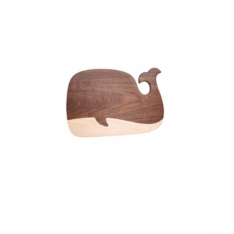 Gadget Gerbil Brown / S Creative Household Black Walnut Whale Cutting Board