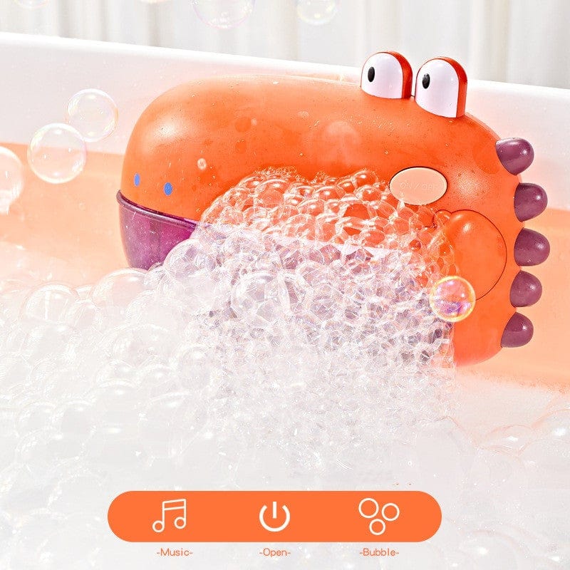 Gadget Gerbil Bubble Blowing Dinosaur Music Bath Toy