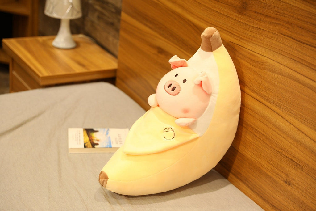 Gadget Gerbil C / 100cm Pig Banana Plush Toy