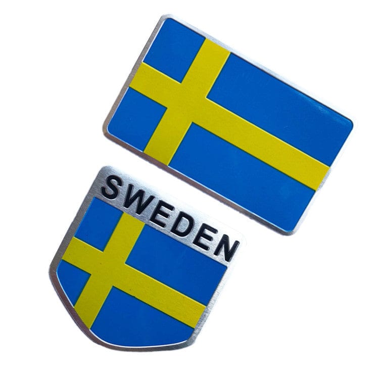 Gadget Gerbil Car Magnet Swedish Flag