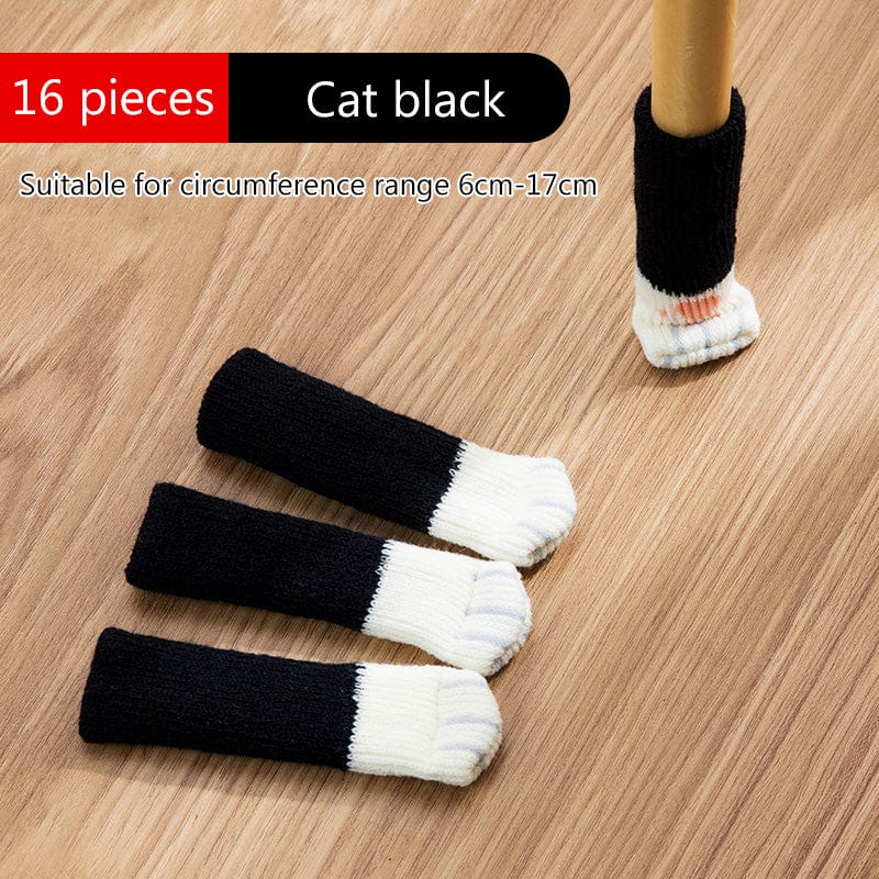 Gadget Gerbil Cat black / 16packs Table Legs Cat Paws