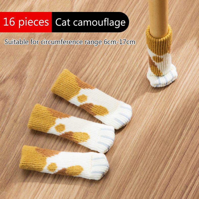 Gadget Gerbil Cat camouflage / 16packs Table Legs Cat Paws