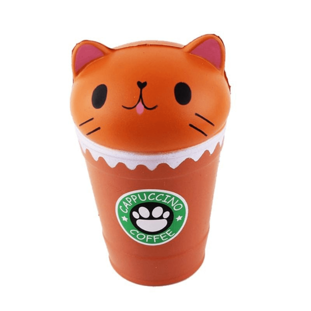 Gadget Gerbil Cat Cappuccino Squishy Coffee Cup