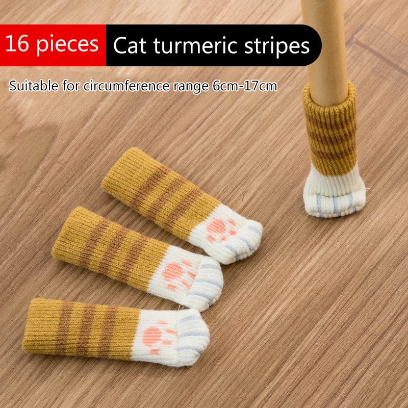 Gadget Gerbil Cat ginger stripes / 16packs Table Legs Cat Paws