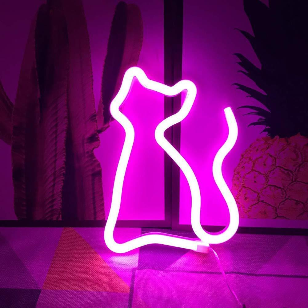 Gadget Gerbil Cat Neon Sign