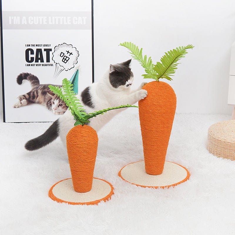 Gadget Gerbil Cat Sisal Scratching Carrot
