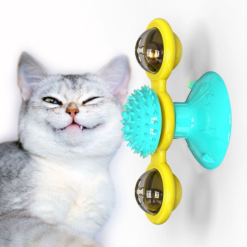Gadget Gerbil Cat Turntable Cat Windmill  Glowing Toy