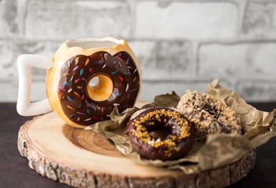 Gadget Gerbil Ceramic Donut Mug