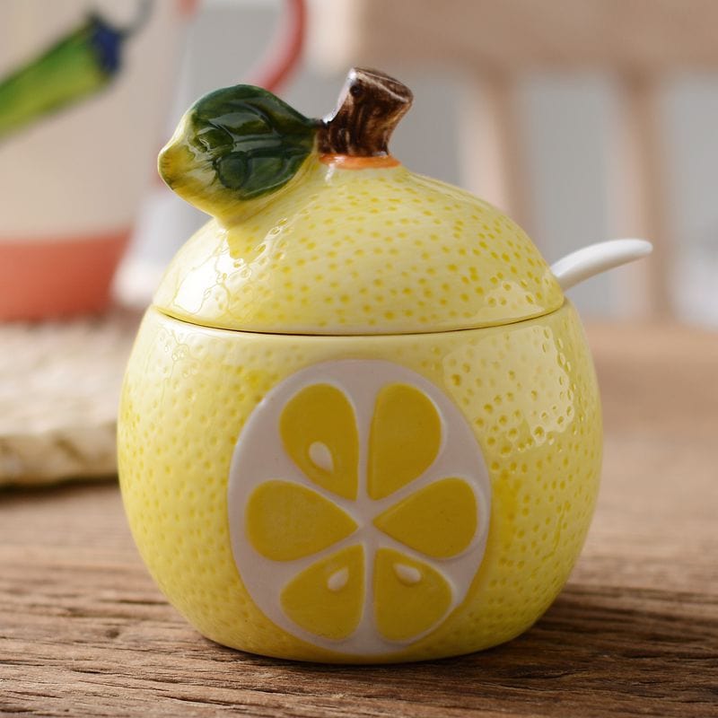 Gadget Gerbil Ceramic Lemon Seasoning Jar