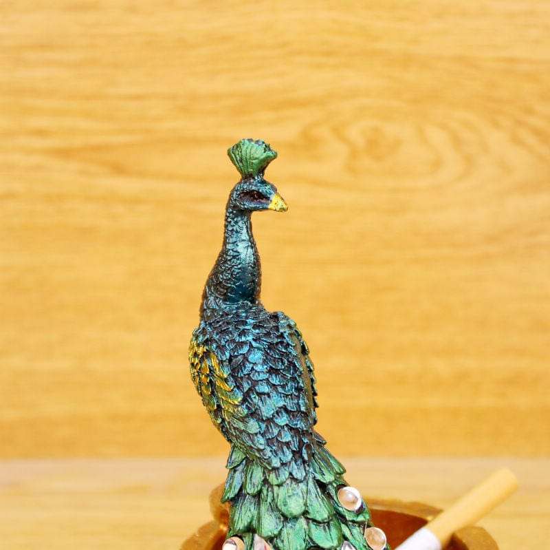 Gadget Gerbil Ceramic Peacock Ashtray