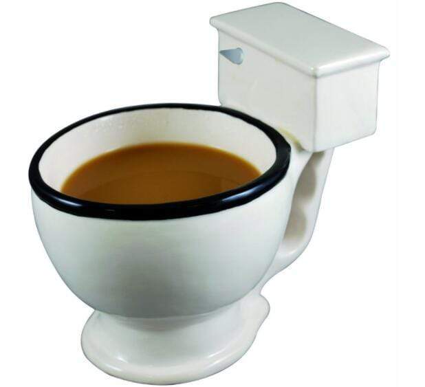 Gadget Gerbil Ceramic Toilet Bowl Mug