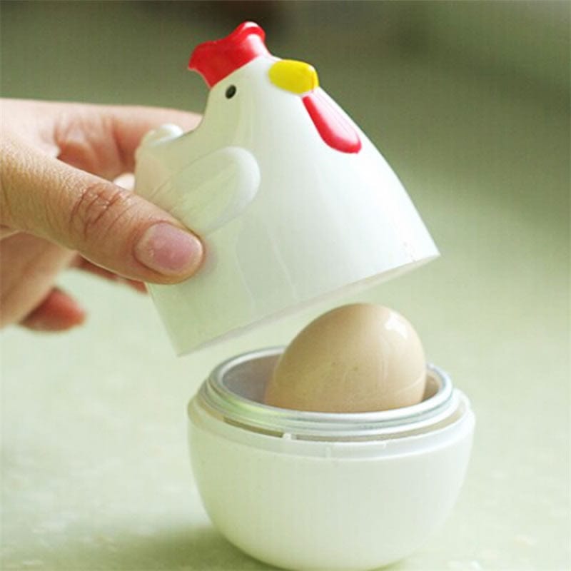 Gadget Gerbil Chicken Shaped Single Egg Boiler Steamer