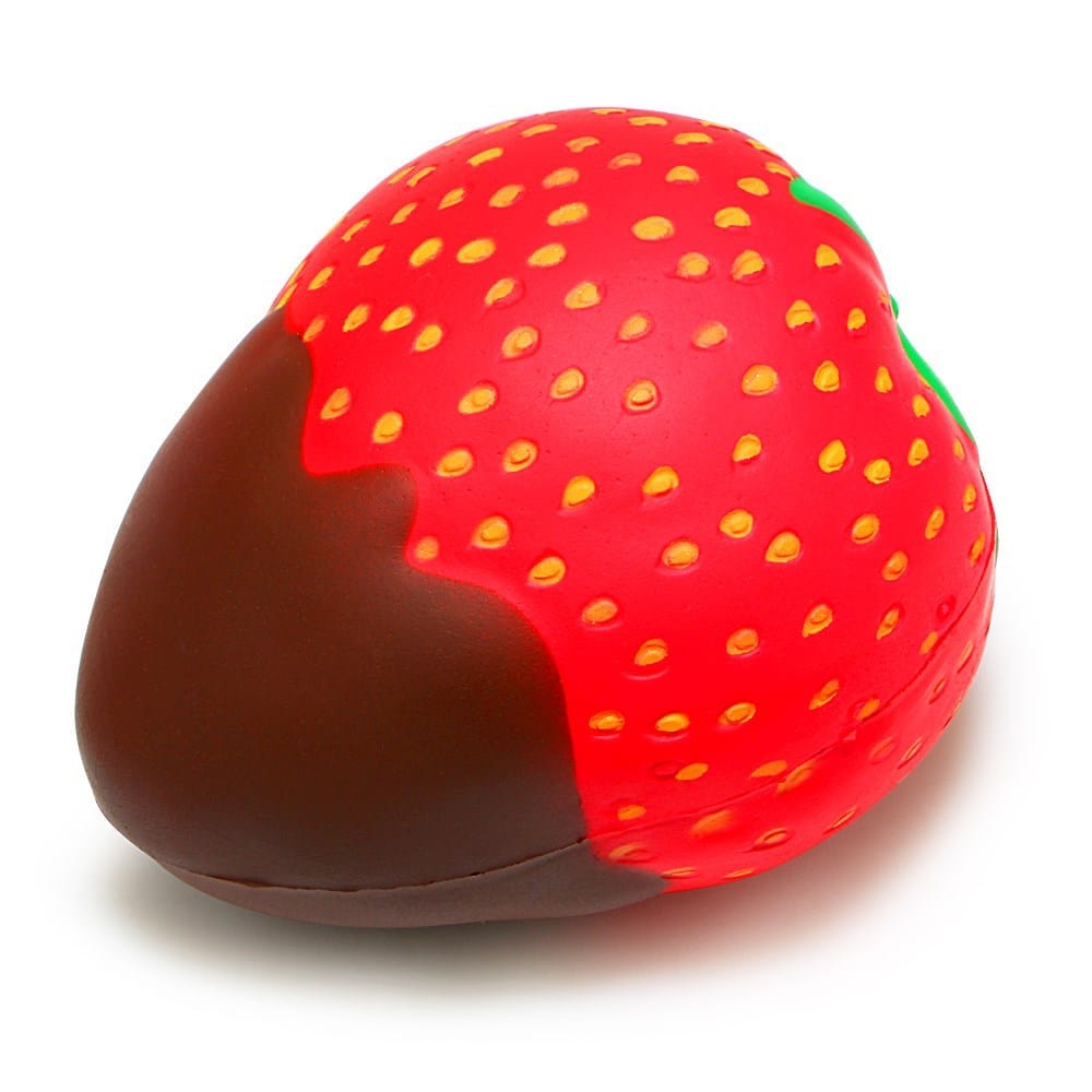 Gadget Gerbil Chocolate Covered Strawberry Squishy Toy