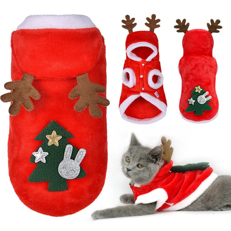 Gadget Gerbil Christmas Elk Cat Costume