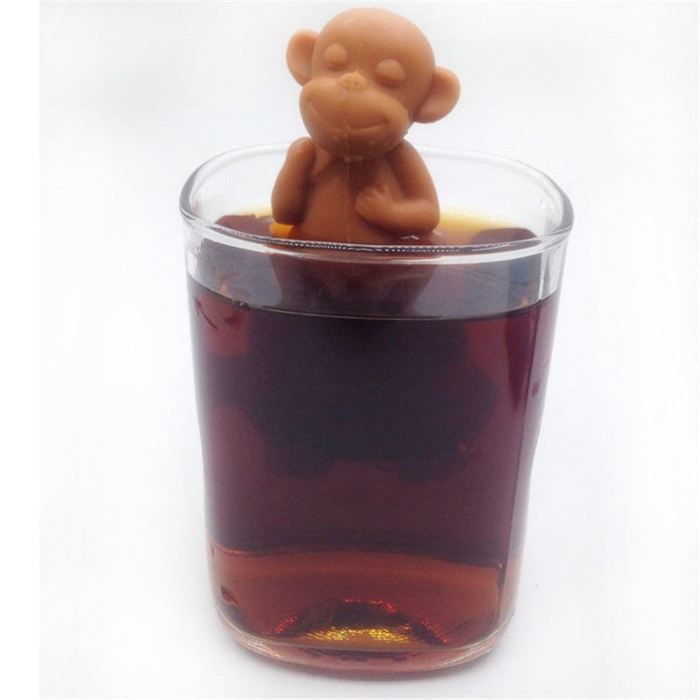 Gadget Gerbil Coffee Silicone Monkey Tea Infuser