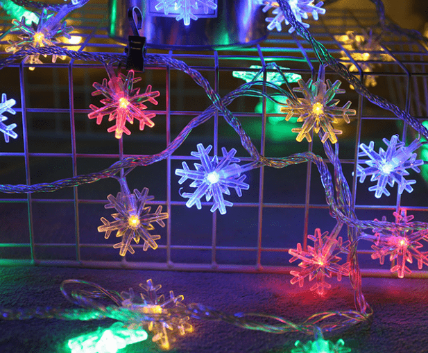 Gadget Gerbil Color / 3m 20 lights LED Snowflake String Lights