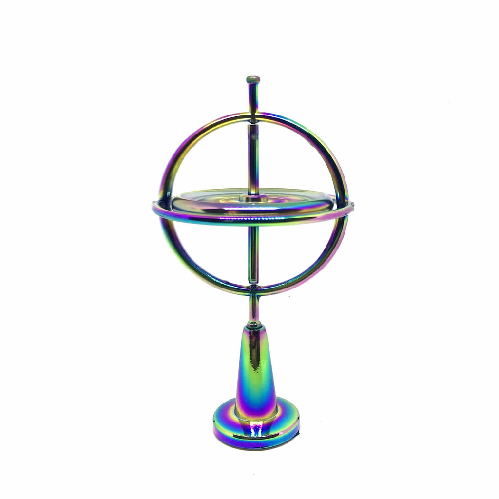 Gadget Gerbil Colorful / First generation gyroscope Scientific Educational Metal Finger Gyroscope