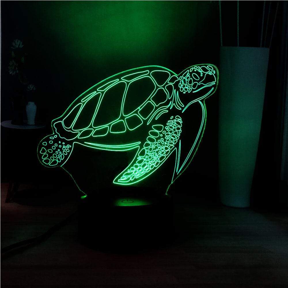 Gadget Gerbil Controller 3D LED Turtle Lamp