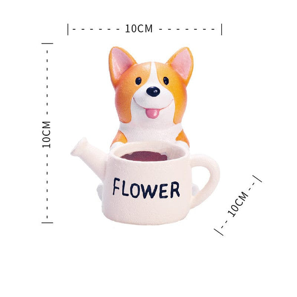 Gadget Gerbil CorgiGardener Corgi Succulent Plant Pot