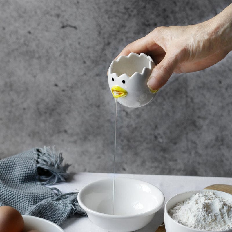Gadget Gerbil Cute Ceramic Chick Egg Yolk Separator