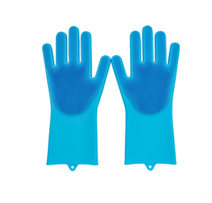 Gadget Gerbil Dark blue Dishwashing Scrubber Gloves