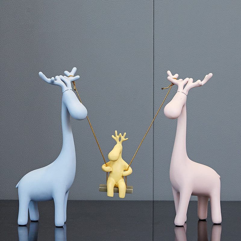 Gadget Gerbil Deer Swing Figurine Decoration