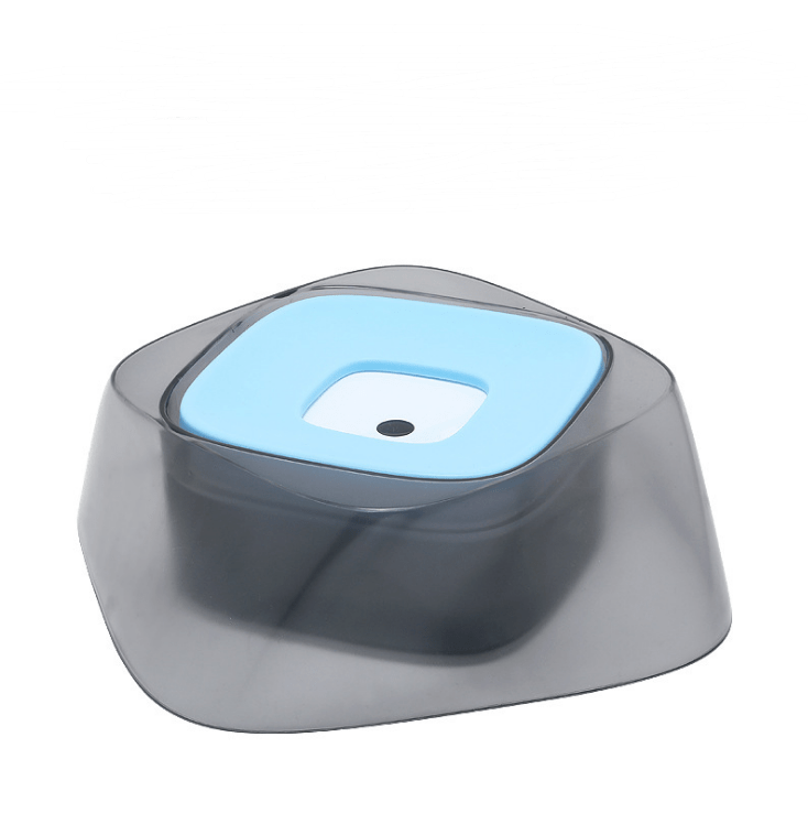 Gadget Gerbil Diamond blue Anti-Puddle Dog Water Bowl